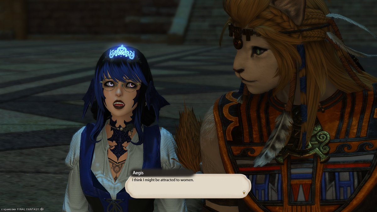 MoonfallenFFXIV's tweet photo. Lamaty'i... I think I might like women. https://t.co/lK5QRsXwad