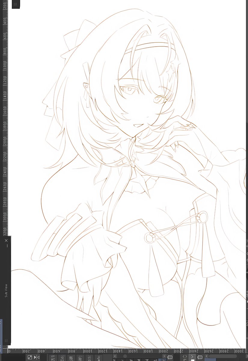 ellunii's tweet photo. Wip #ゼンゼロ  #zenlesszonezero #絵描きさんと繋がりたい https://t.co/D8MkWJrf0N