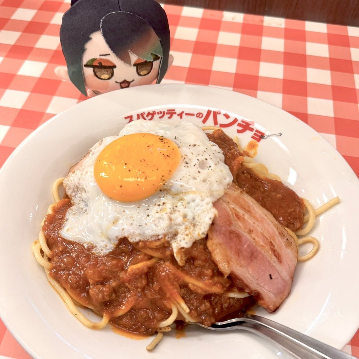 ABCDEFujiii's tweet photo. パンチョ美味しかった
これはメガ盛りを眺める花畑チャイカ
 #にじまるっとが見られるタグ https://t.co/1JXPpiUOZ1