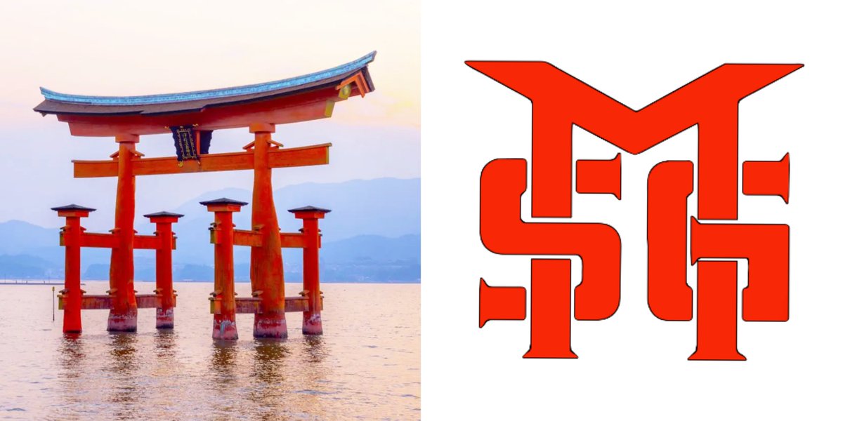 js5dm9b9jwhy1tq's tweet photo. 過去の投稿でこの2つが似ている事に気付いて依頼、厳島神社の大鳥居は別の意味で神のシンボルだと思ってます。 https://t.co/Lm3JZCJzpO