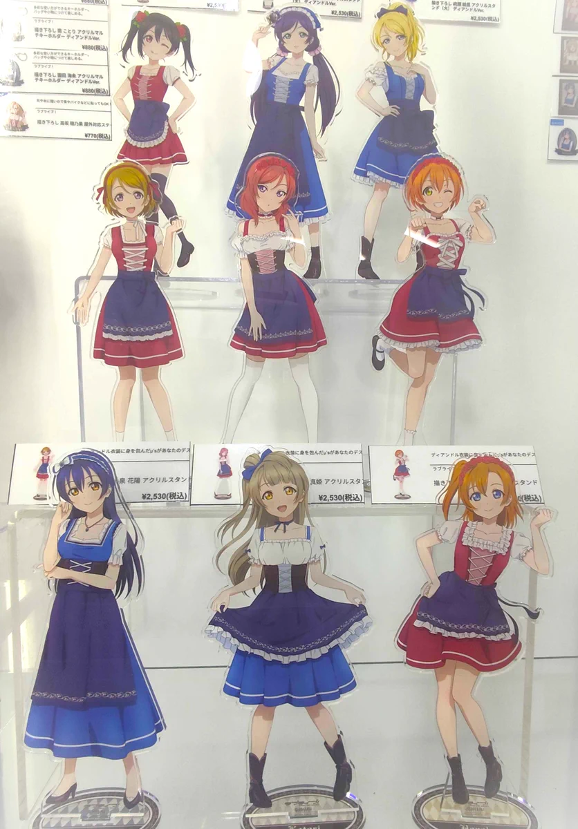 ラブライブ！ THEキャラカフェ ランチョンマット　μ's 南ことり 小悪魔 ラブライブ！ THEキャラカフェ ランチョンマット μ's 南ことり 小悪魔