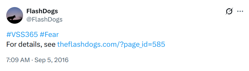 NoirOnTheVine's tweet photo. Happy 10th Anniversary 🎉
#vss365 founder Mark A. King @Making_Fiction 
and @FlashDogs!🐺

#OTD 10 years ago 🤯👇 https://t.co/5m01kusnnD