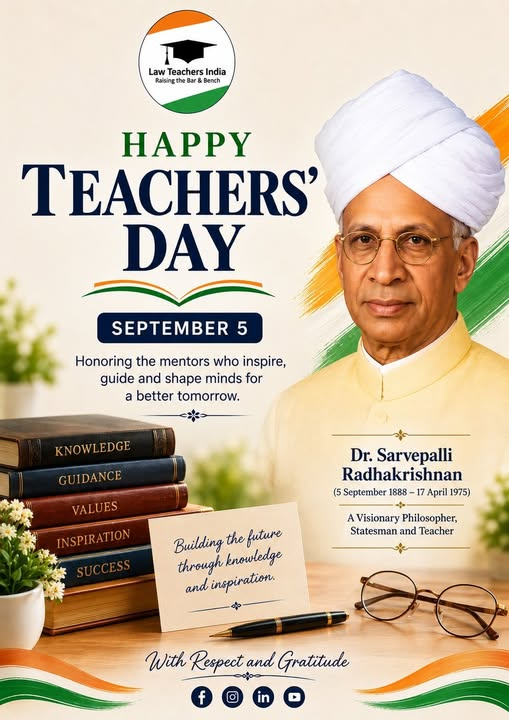 LawTeachersIn's tweet photo. #TeachersDayWishes https://t.co/HmL1vcqNkO