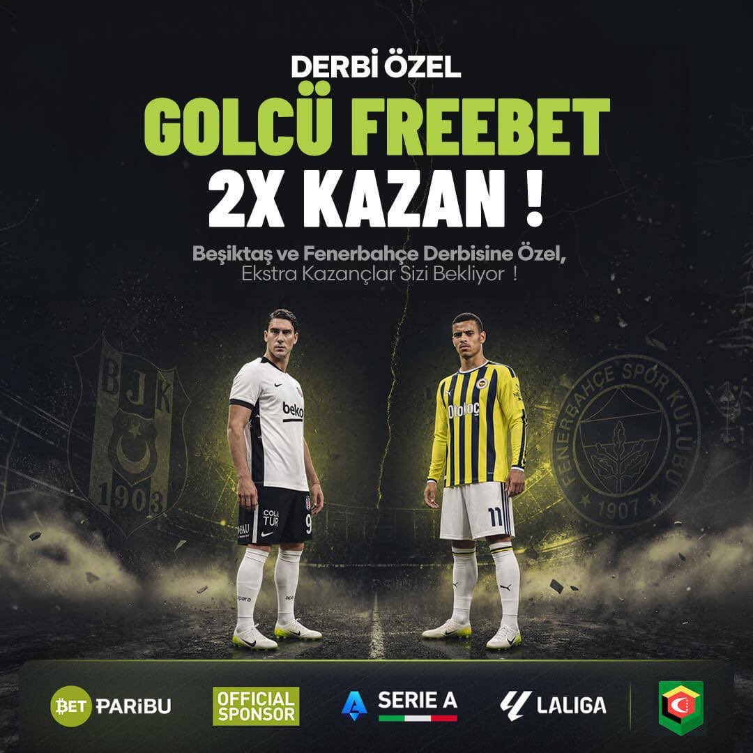 Playerrcat's tweet photo. 🔥200 freebet hesabında !

✅ Büyük derbi için geri sayım başladı!

🥇 Golcü Freebet x2 fırsatıyla derbiye ekstra heyecan kat!

➡️ Derbide golü kimin bulacağını düşünüyorsan, 2000₺ yatırım işlemi sağla bonusu talep et tahmini yap . 

📍 https://t.co/lco4tv3xpv https://t.co/e2gjborYLa