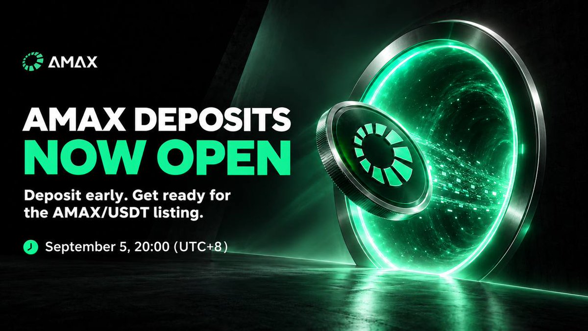 ArmoniaHQ's tweet photo. 🎉$AMAX deposits are officially LIVE on Armonia!
Get ready for trading and join our Trading Carnival by funding your account in advance.
Plus, make sure you don't miss out on our Exclusive Giveaway Event! 🎁
👉 https://t.co/tsL6FYFIOL
#Armonia #AMAX #Giveaway #Airdrop https://t.co/rMkPAwrxpz