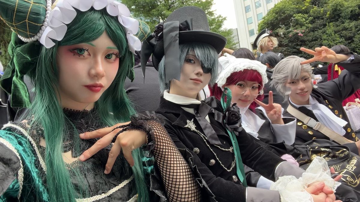 kaguya_510's tweet photo. 離脱！！交流も撮影もありがとうございます！！めちゃくちゃ楽しかったです☺️
サリヴァン(私)
シエル(@necokabu_rin )
メイリン(@SAKURA88294781 )
ヴォルフ(@kyomuria_1 )

#Uアコスタ2026 https://t.co/2lAcHl9wkn