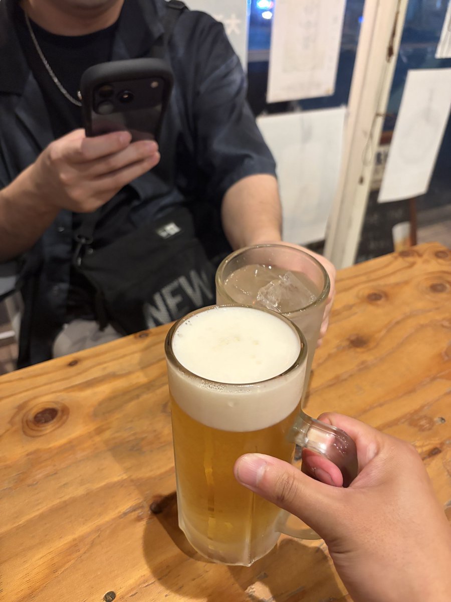 Marve_10us's tweet photo. ゆーきくんと久しぶりに🍻 https://t.co/lwmyByqXbx