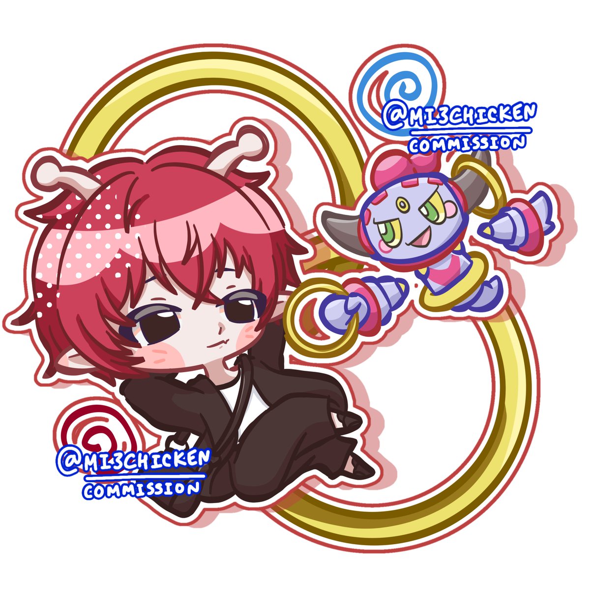 MI3CHICKEN's tweet photo. ♡+↻ are very appreciated! 
╰┈➤ chibi full body illustration 
 
Thank you for your patronage <3
Vgen : https://t.co/fnBukN2Ie5
Cmsgg : https://t.co/RmlNCKD8wY

#opencommission #bealanja #artidn #szcmsn https://t.co/XC7IjlYqit
