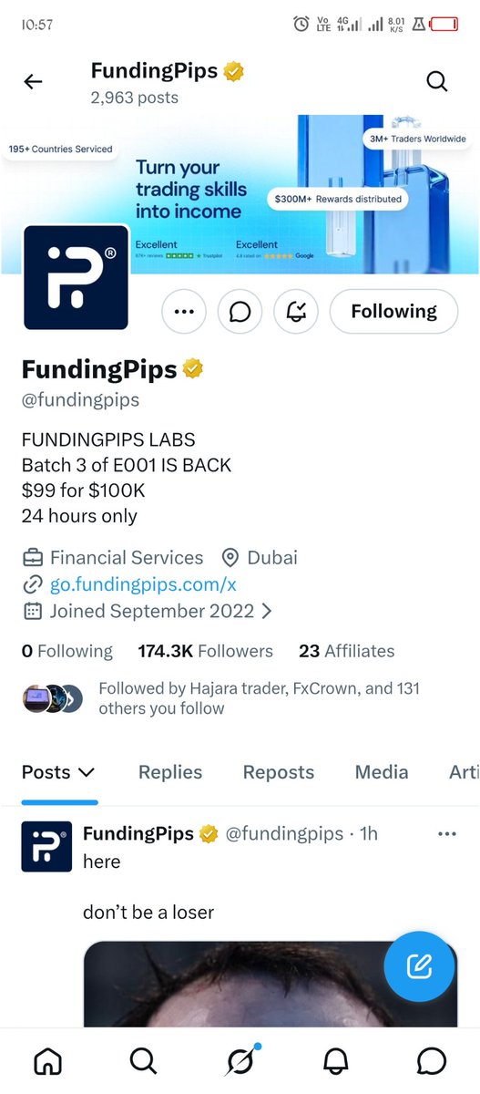 Yusifkry's tweet photo. @erti_trades @fundingpips Boss the reason I need fundingpips is for now there is no any propfirm that can compare themselves with @fundingpips my dream is start trading with them but no capitals I prayed to be among the winners this time Boss I want to start my journey with your help 🙏💯 https://t.co/ckD38mfHcv