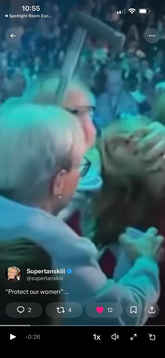 JHallt10067's tweet photo. @supertanskiii Hair yanking bitch and walking stick whacking wanker need charged with assault. Protester should sue. Somebody knows these two for sure. 😡 https://t.co/2MDWNEqqi1