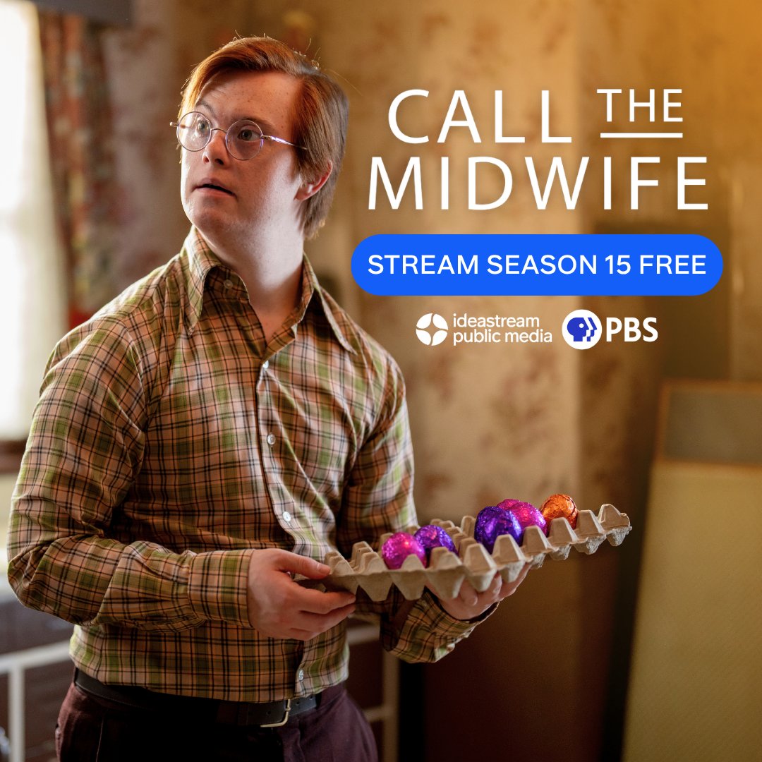 WVIZ's tweet photo. Call the Midwife Season 15 is free to stream on the PBS app 💛 Watch it now: https://t.co/XBbjqQiTuR https://t.co/tl0R2t0I5g