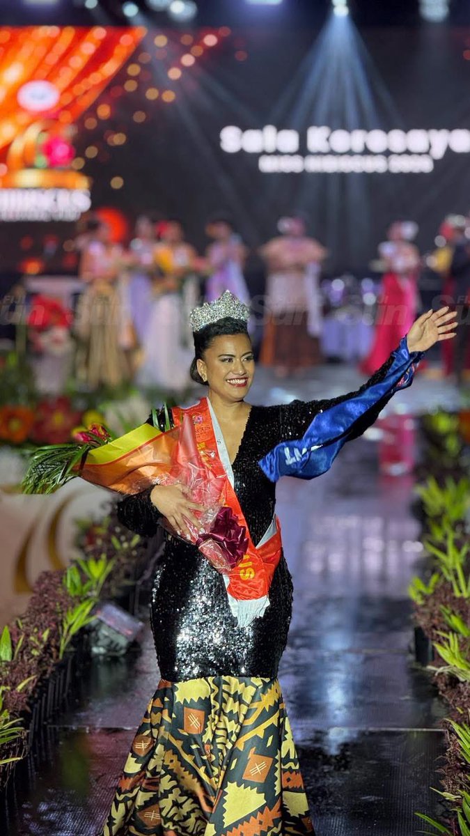 cavaakila's tweet photo. Miss Hibiscus 2026 - Miss MHCC &amp; Carpenters Tower, Sala Korosaya👑🌺🇫🇯

#Fiji #FijiNews #TeamFiji #HibiscusFest #Hibiscus2026 https://t.co/eUGEqNFHdj