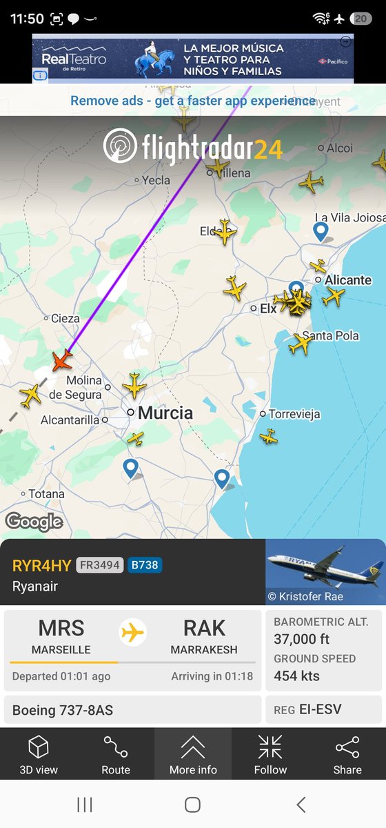 SpanglishBloke's tweet photo. As soon as these slags are back and forth to Morocco the filthy #geoengineering poison spreads across the sky like fresh shit smeared on a clean sheet. #MurderBirds #ChemicalWarfare #BiologicalWarfare #ClimateSabotage #NotFuckingWater #Agenda2030 #WEF https://t.co/jkFH3fVIAM