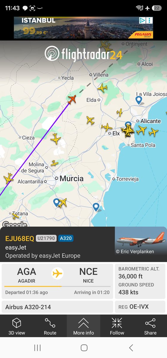 SpanglishBloke's tweet photo. As soon as these slags are back and forth to Morocco the filthy #geoengineering poison spreads across the sky like fresh shit smeared on a clean sheet. #MurderBirds #ChemicalWarfare #BiologicalWarfare #ClimateSabotage #NotFuckingWater #Agenda2030 #WEF https://t.co/jkFH3fVIAM