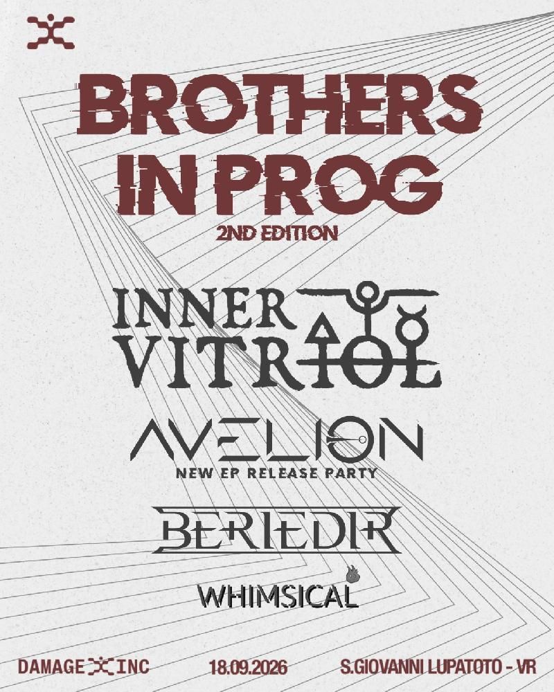 METALWAVEItaly's tweet photo. BROTHERS IN PROG: i dettagli della serata al Damage Inc. #metalwave #WHIMSICAL #BERIEDIR #AVELION #INNERVITRIOL https://t.co/jjvR855B4n