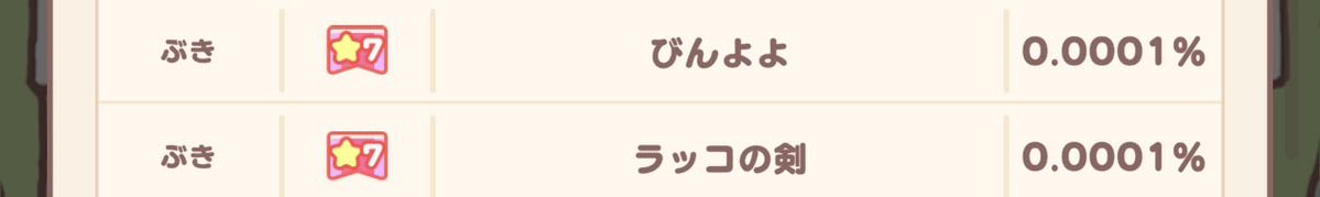 365Mq's tweet photo. #ちいぽけ #ちいかわ 

今日はラッコの剣のレア度について笑笑笑 

ベテランの人って
これ持ってるんですか？

これ確率やばいですね
有償ガチャだと
確率が    0.0031%

1 ÷ 0.000031 ≒ 32,258回

35連を922回
   32,258 ÷ 35 ≒ 922回

35連1回が150円として

922回 × 150円 ＝約138,300円

まとめ
14万円かけたら
10人中6人くらいがラッコの剣ゲットできます
