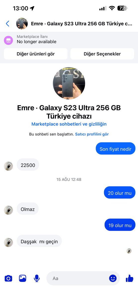 onurbazzir's tweet photo. @1guzelzamanlar @beyramuz @0xJulianz Maksat satıcıyı sinir etmek olsun şekil a https://t.co/0ZTEiuK5md