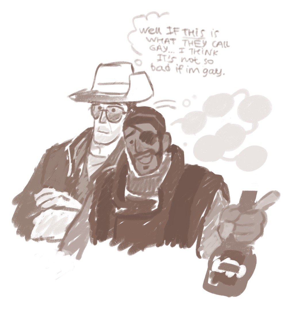 sparklesmash762's tweet photo. Swordvan silly doodle for soul Maybe I'll draw more of them in the future...
#tf2 https://t.co/kvHaZArM7F