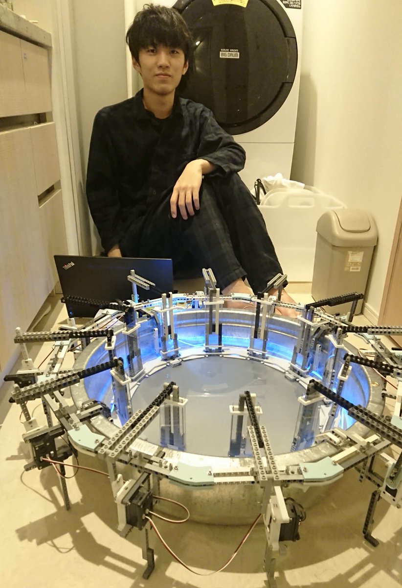 PEGA28315092's tweet photo. 大学ではロボットを専攻し、演習で家庭用造波装置を作りました

自宅でも綺麗な波を見ることができます https://t.co/7fJ95nDWns