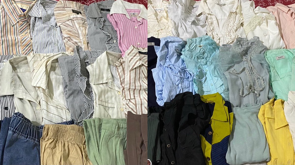 heyyowss's tweet photo. ‼️ BAJU PL MULAI 💰10K
‼️TURUN HARGA

🍊 Shopee Free Ongkir 🏡 Tasikmalaya, Jabar

👚 Kemeja • Blouse • Outer • Atasan 🧶 Stripe/Salur • Garis • Polos ✨ Slimfit • Fitted Body 👖 Loose Pants •  Celana 
#zonauang #zonajajan #pl #preloved #thrift #jualbaju #bajumurah https://t.co/T7tVm0nXES
