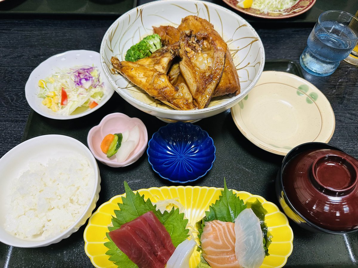 wataRoselia's tweet photo. 煮魚定食🐟 https://t.co/N3Ywyaemrl