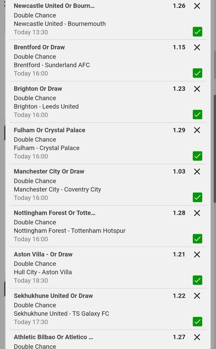 Samuel193013's tweet photo. Well cooked💰👨‍🍳
Double chance💸🔥
Strong teams only💥
Code: BW6EE30BA2 🇿🇦
Kick off 13:30⏱️
Let's go again partner🔥🤝 https://t.co/mOBwR9w6by