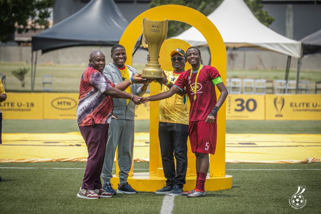 AnimSammy's tweet photo. Honored to have witnessed a classic MTN Elite U-19 Final in Prampram! 🔥

Ashanti Region 4-3 Eastern Region - a 7-goal thriller!

Big thanks to @MTNGhana for powering this project and to the leadership of @ghanafaofficial for investing in the future of our game.

#MTNEliteU19 #GFA #PowertotheYouthFootball #Prampram