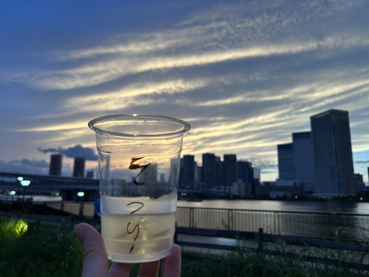 souri_hashi's tweet photo. 気持ちええ〜〜🍻 https://t.co/HykRUwaIg9