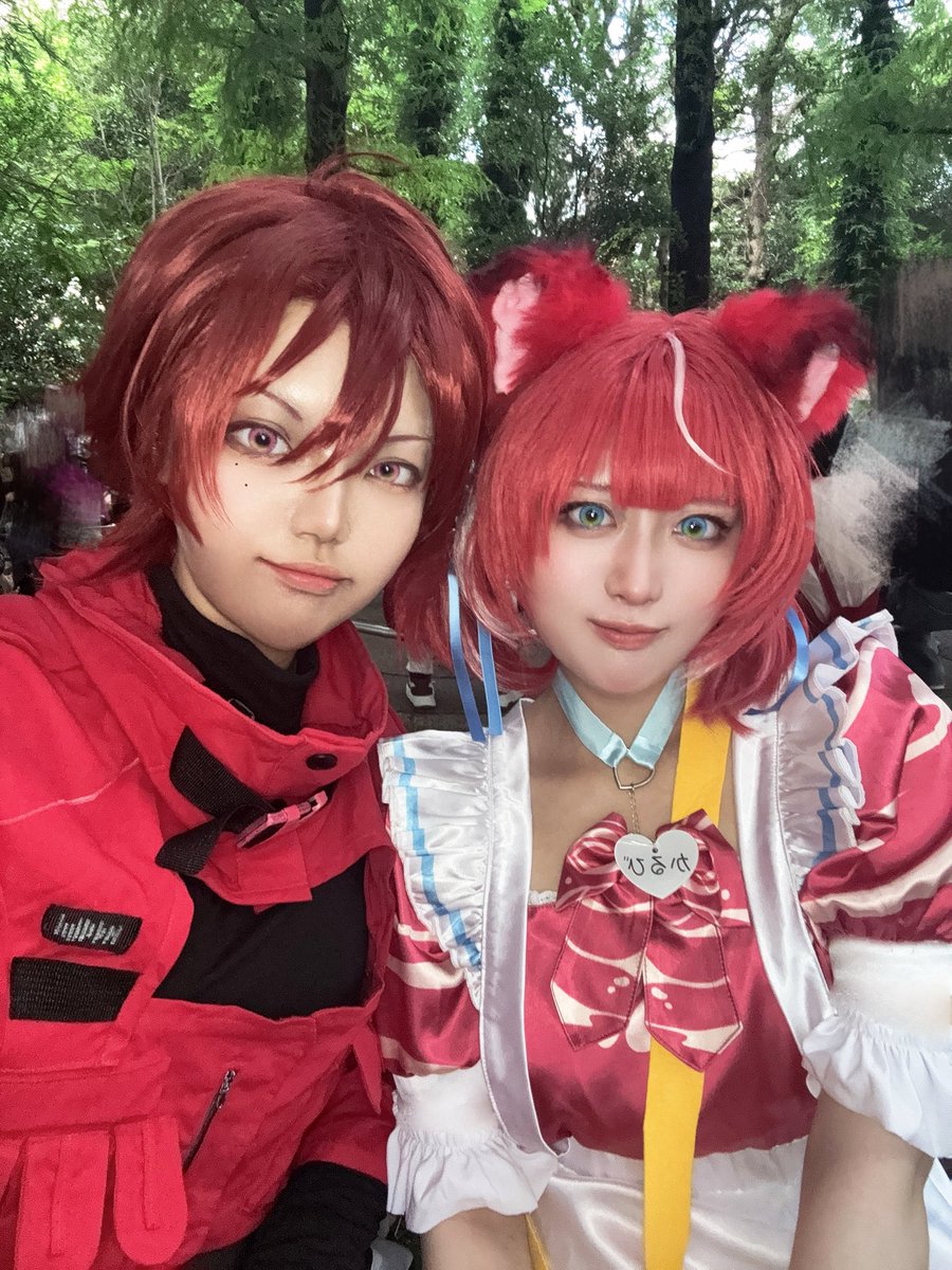 Ha3_cos's tweet photo. 離脱しました〜
久しぶりのアコ楽しかった〜！
初出し📢⚔️でした✌️
自作したのいっぱい褒めて貰えて嬉しかったです🥲
くり🥩と回れてホンマに楽しいし可愛かった😘ありがとう😭
#Uアコスタ2026 https://t.co/mL8ex5yewl