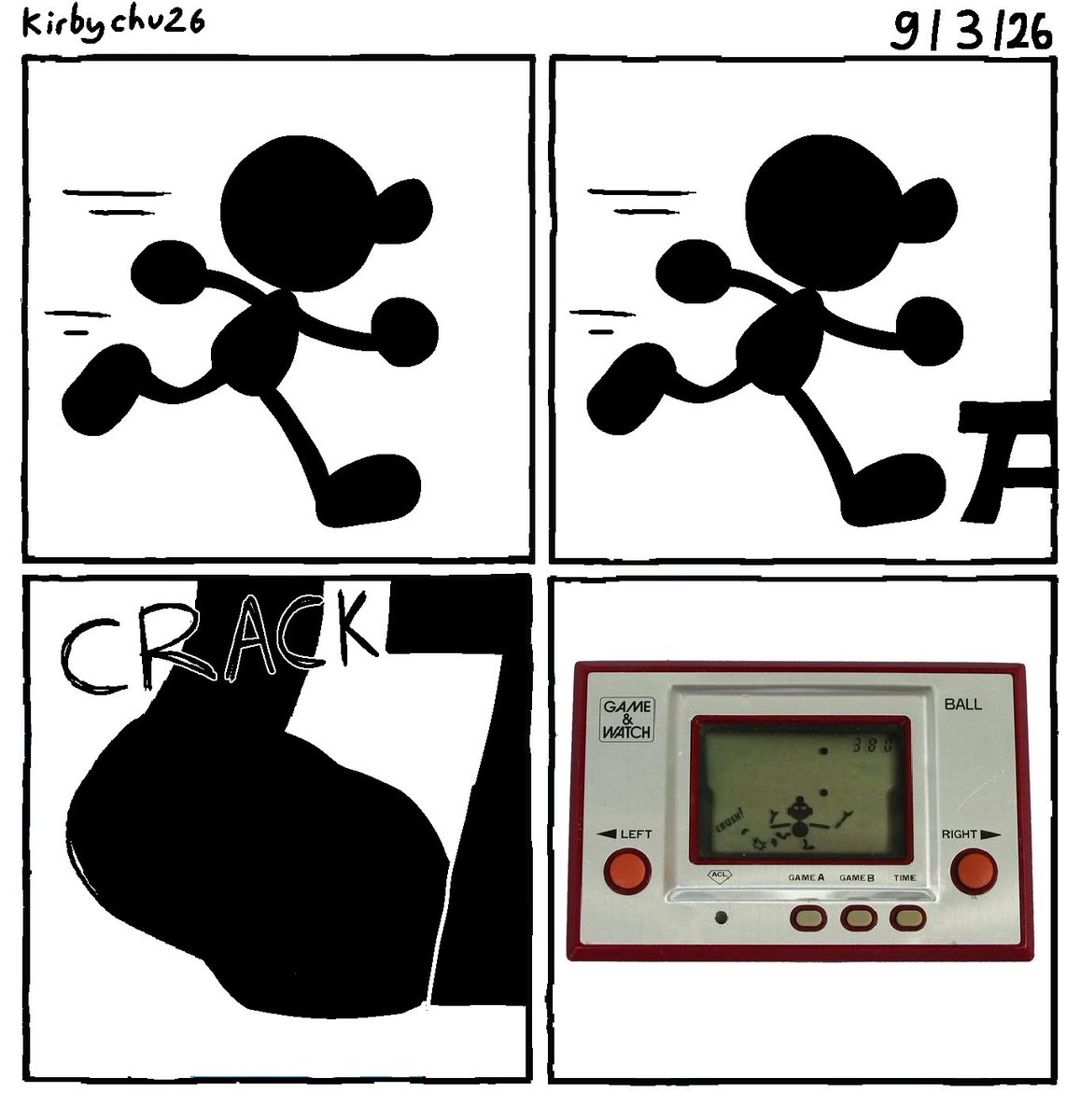 kirbychu26's tweet photo. #gameandwatch https://t.co/4gVxWFzpoU