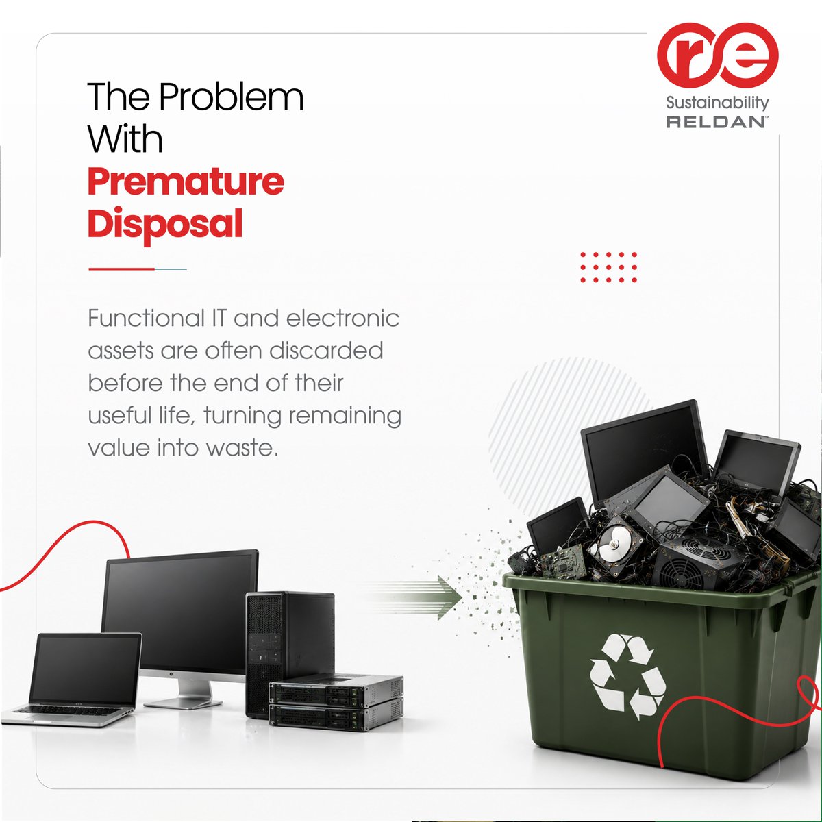 ReReldanIndia's tweet photo. Not every electronic asset needs recycling.

Reuse. Refurbish. Recover value.

Circularity starts before recycling.

#CircularEconomy #Ewaste #Sustainability https://t.co/8t9TwMU7jW