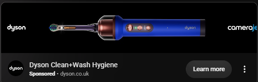 KingKayko's tweet photo. I'm getting ads for toothbrushes now. IT'S BECAUSE I'M BRITISH ISN'T IT. https://t.co/aPVzSHvoOI