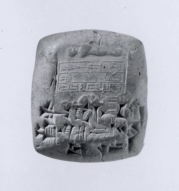Aq_Sumer2266's tweet photo. Title: Cuneiform tablet impressed with cylinder seal: receipt of a dead sheep
Period: Ur III
Date: ca. 2041 BCE
Geography: Mesopotamia, Umma (modern Jokha) (?)
Culture: Neo-Sumerian
Medium: Clay
📹The Metropolitan Museum of Art https://t.co/vV24EzzDTR