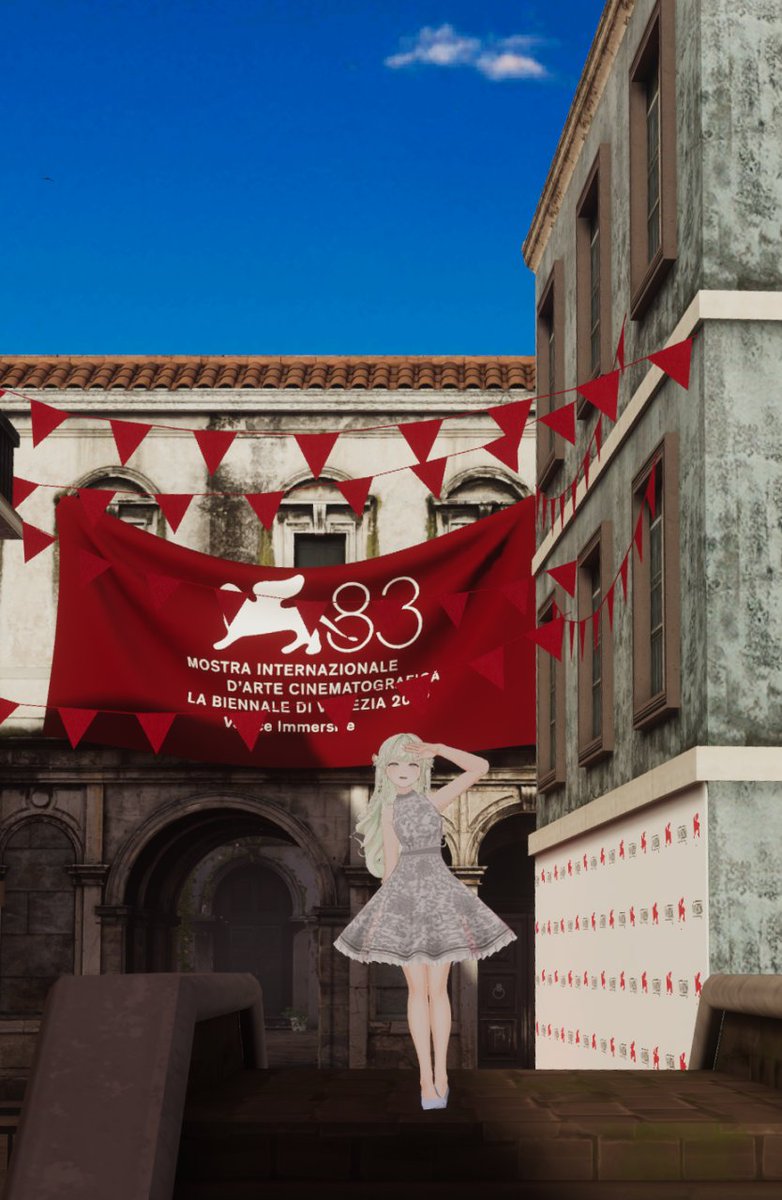 asuno_asa3's tweet photo. ヴェネツィア国際映画祭もサンリオvfesもイベント的なのが楽しいVRchat！ https://t.co/uEkKyiQfjy