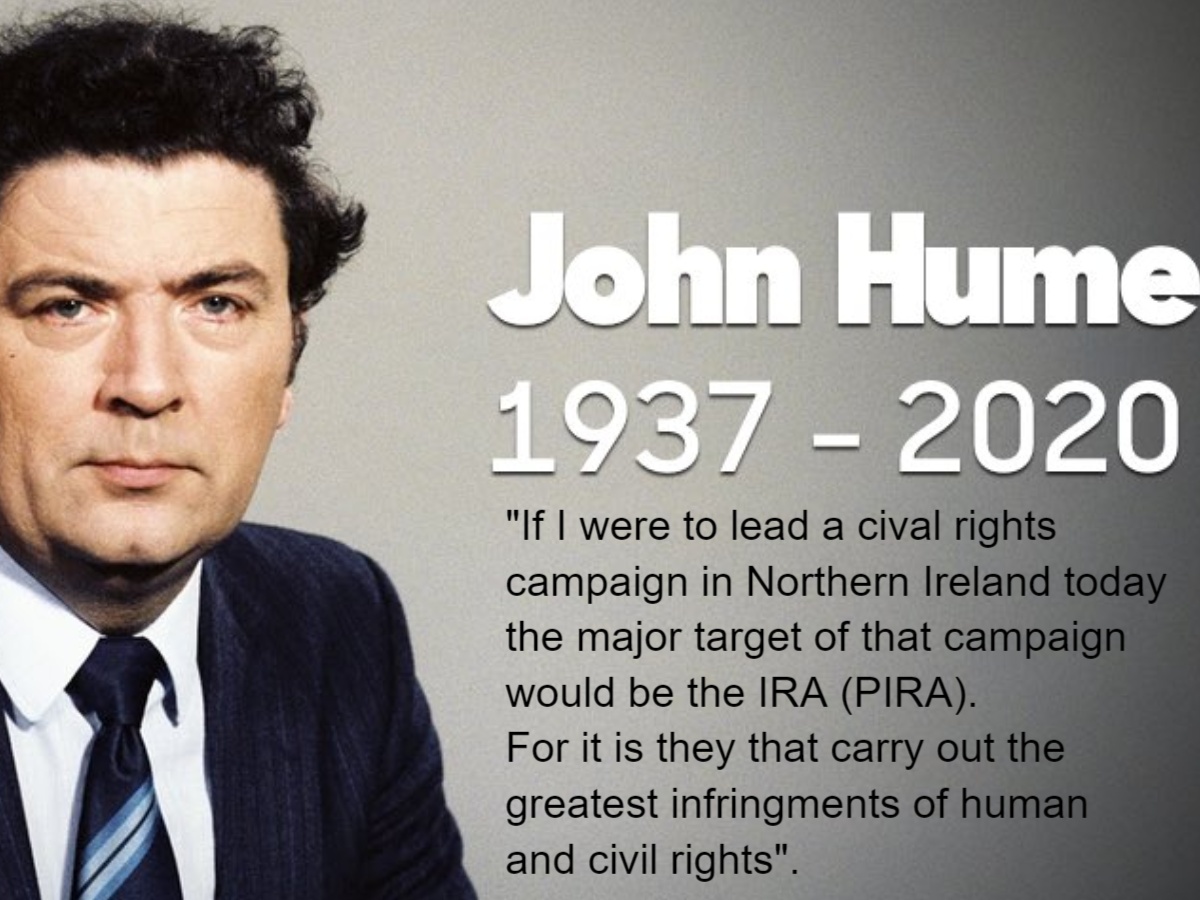MarkWilson1980's tweet photo. Thought of the day

Never forget John Humes wise words regarding Sinn Fein/PIRA. https://t.co/4YEkH4tD7N