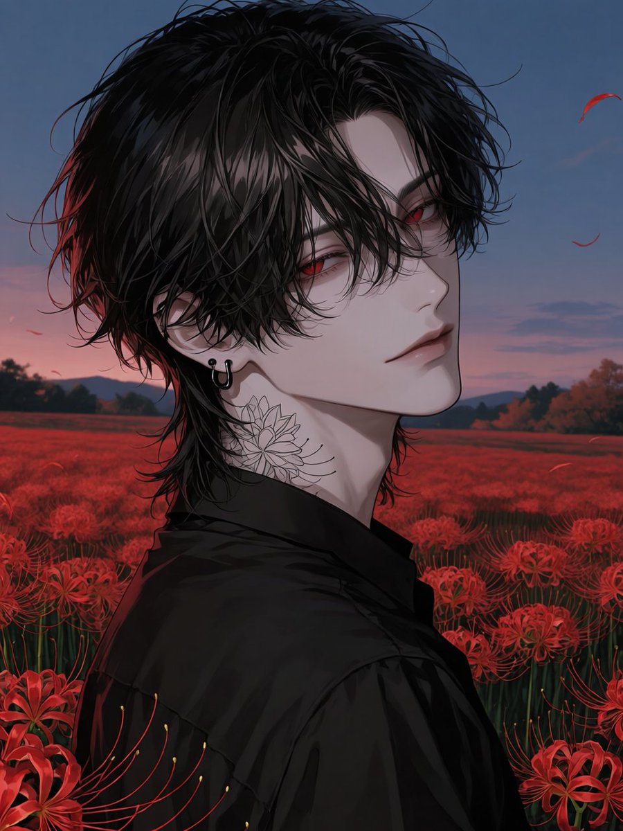 Lotusberry222's tweet photo. プロンプト配布

──秋華 SHUKA──

❤彼岸花×宵闇🖤
💛︎金木犀×夕暮︎れ🤍
💙桔梗×雨上がり💚
🩷秋桜×秋晴れ🤎

衣装無しの構図・背景プロンプトです
貴方のキャラクターをお好きなお花と共に佇ませてあげてください⋆✿˚｡⋆

プロンプトはツリーへ
ご利用された方は引用でお知らせください❄ https://t.co/MczaJQcKph