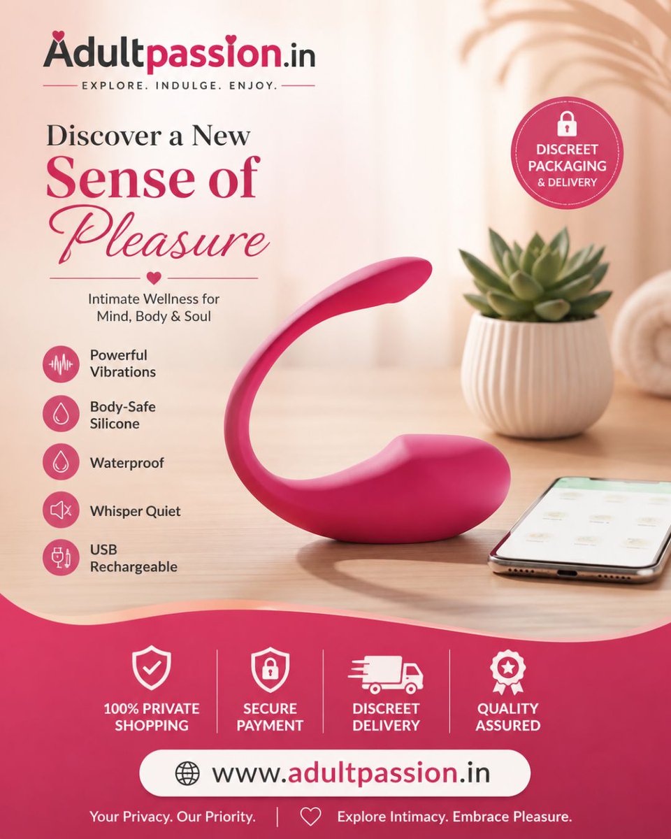 Adultpassion123's tweet photo. Rediscover yourself!
Explore intimacy and embrace pleasure at: 👉 https://t.co/1jpfrnL3lS

#AdultPassion #IntimateWellness #SelfCare #MindBodySoul #PleasureJourney #WellnessRoutine #BodySafe #DiscreteDelivery #ShopPrivate #ExploreYourself #WellnessWarrior #MeTime #Relaxation https://t.co/RgrDW9DNE4