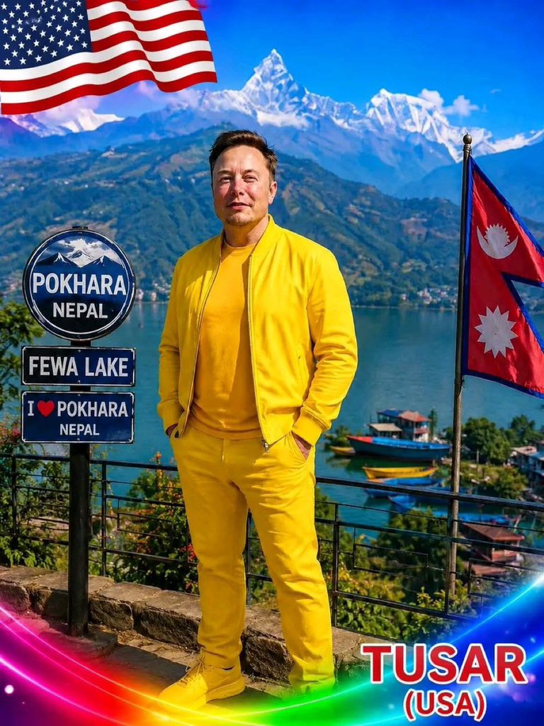 ERMtslx's tweet photo. ❓ Would you visit Pokhara, Nepal if you had the chance? 🇳🇵🏔️

🅰️ Absolutely! ❤️
🅱️ Definitely 😊
🅲️ Maybe 🤔
🅳️ Not Yet 😎 https://t.co/delHmoSu3y