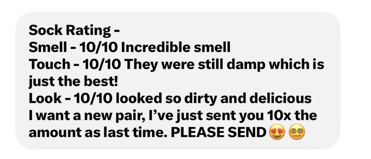 SockSupplier's tweet photo. A recent review x https://t.co/6w8tWXYDoC