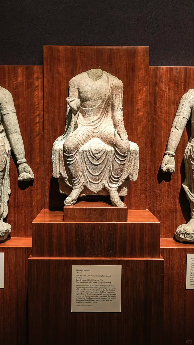 dipakkatara18's tweet photo. Tang‑dynasty Maitreya statue, head missing. Even without a face, you can feel its calm aura. One of the countless relics lost from Chinese grottoes.
#CulturalRelic #AncientSculpture https://t.co/RRKJWeSG6c