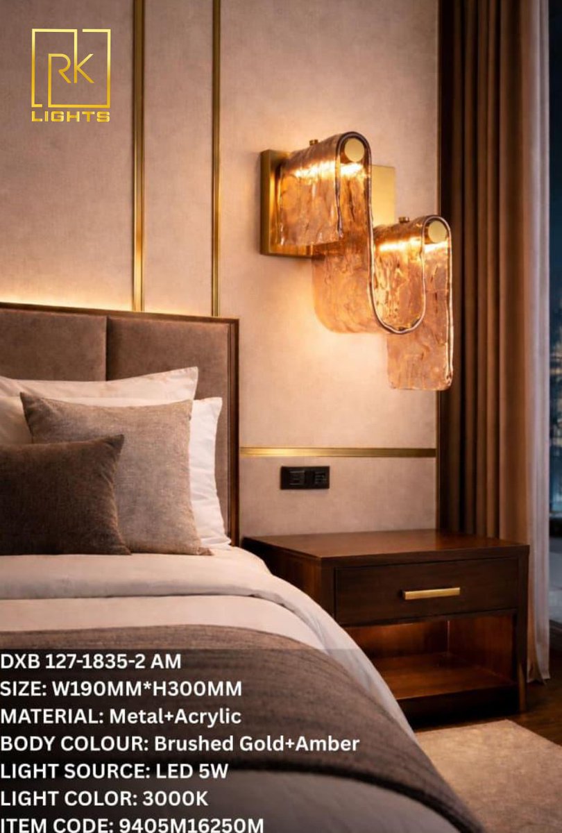 RKLightsHyd's tweet photo. LIGHT UP YOUR SPACE WITH ELEGANCE! ✨

From sophisticated bedside lighting to statement chandeliers, the right light transforms every space into something extraordinary. 💡✨

🏠 Elegant Designs
💛 Warm &amp; Luxurious Illumination
✨ Premium Finishes
🌟 Perfect for Modern Interiors https://t.co/c6ExH0gdqP