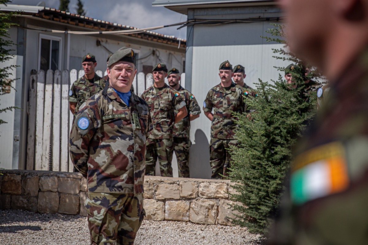 irishpolbatt's tweet photo. Cavalry Memorial Day was solemnly observed today at Peacekeepers Square by the 128 Inf Bn Cavalry personnel.

The event was marked by the presence of the Senior Irish Officer Deputy Commander UNIFIL Sector West, Col. F. MacDonald. https://t.co/3lljayzyqv