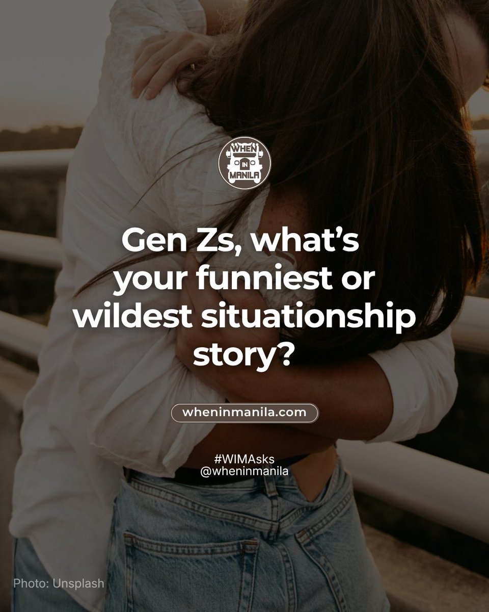 WhenInManila's tweet photo. May mga umabot na ba sa six years sa mga ka-situationship nila diyan? 👀

Share your stories with us, and the best entries will be featured in an upcoming https://t.co/N3VvNIHV81 project! #WIMAsks https://t.co/ZFdy7grG3K