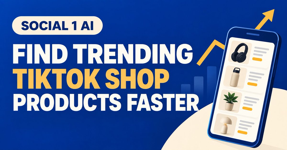 spencerrayner's tweet photo. Social 1 AI Review: Find Winning TikTok Shop Products Faster
---> https://t.co/8wIMgYjtL0
#SuccessTRAIN #Social1AI #TikTokShopAffiliate #AffiliateMarketing #TikTokShopUK https://t.co/Bnv3xjX7Pn