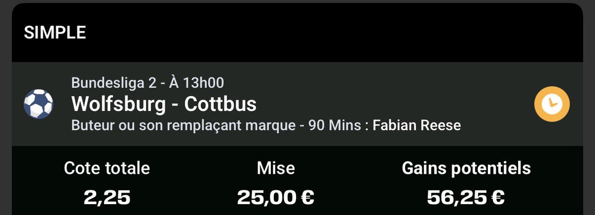 SHERKAN_PRONOS's tweet photo. 🚀 MONTANTE — ÉTAPE 1

📊 Cote : 2,25

25€ ➡️ 56,25€ https://t.co/h3vPhETXyC