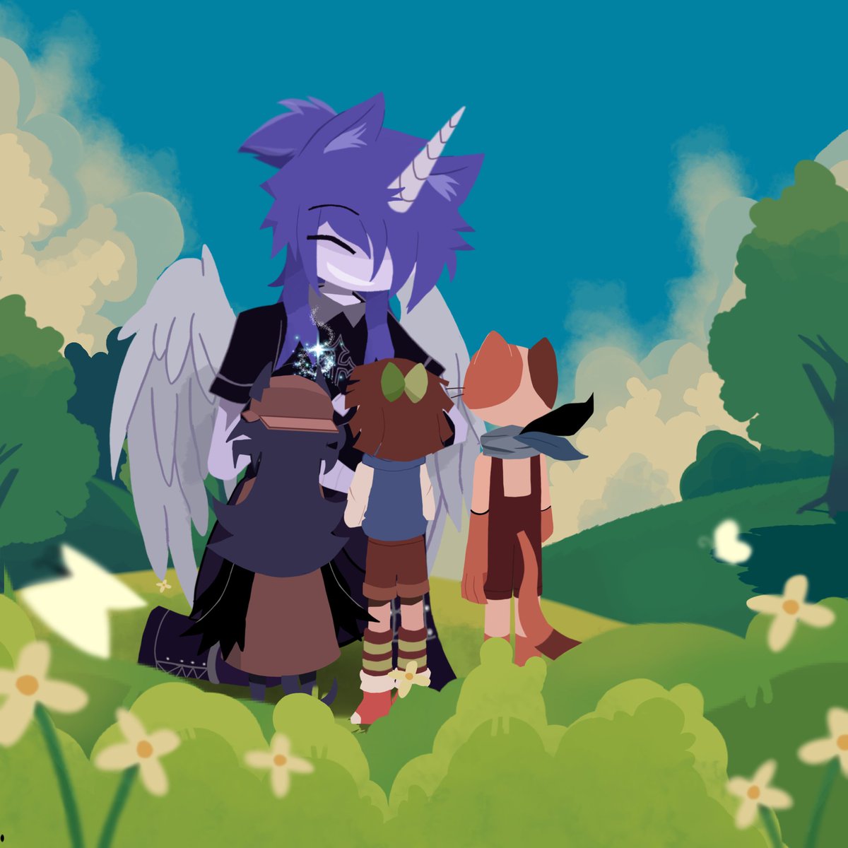 DremZaa38403's tweet photo. Claire Biscuit Anova meets OC.  🦄🪽

#katieverse #fpe #fpeoc #clairefpe #Biscuitfpe  #Anovafpe #art https://t.co/t9ywMh3Cr7