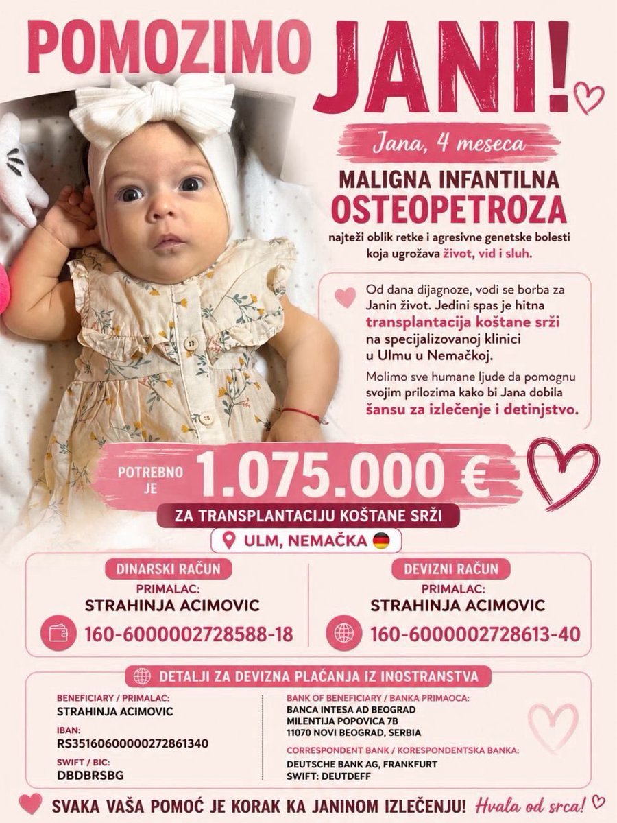 CosicMima031's tweet photo. Ljudi, ajde da pomognemo ovom malom anđelu.

Koliko ko može, naše malo za njih je puno.

    Može RT🙏🏻 https://t.co/Dc2GENFrDV