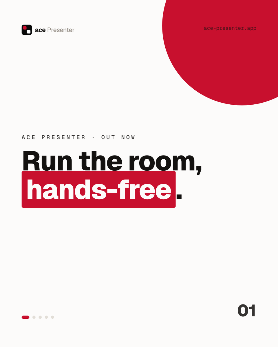 AcePresenterapp's tweet photo. The room speaks. The slides follow. Live presentation that listens to the service and moves with it — on-device, no clicker. free on mac and windows. https://t.co/ajmXH5MZ0w

Free on Mac and Windows · link in bio

— @acepresenter https://t.co/3ZDZKPhlwJ