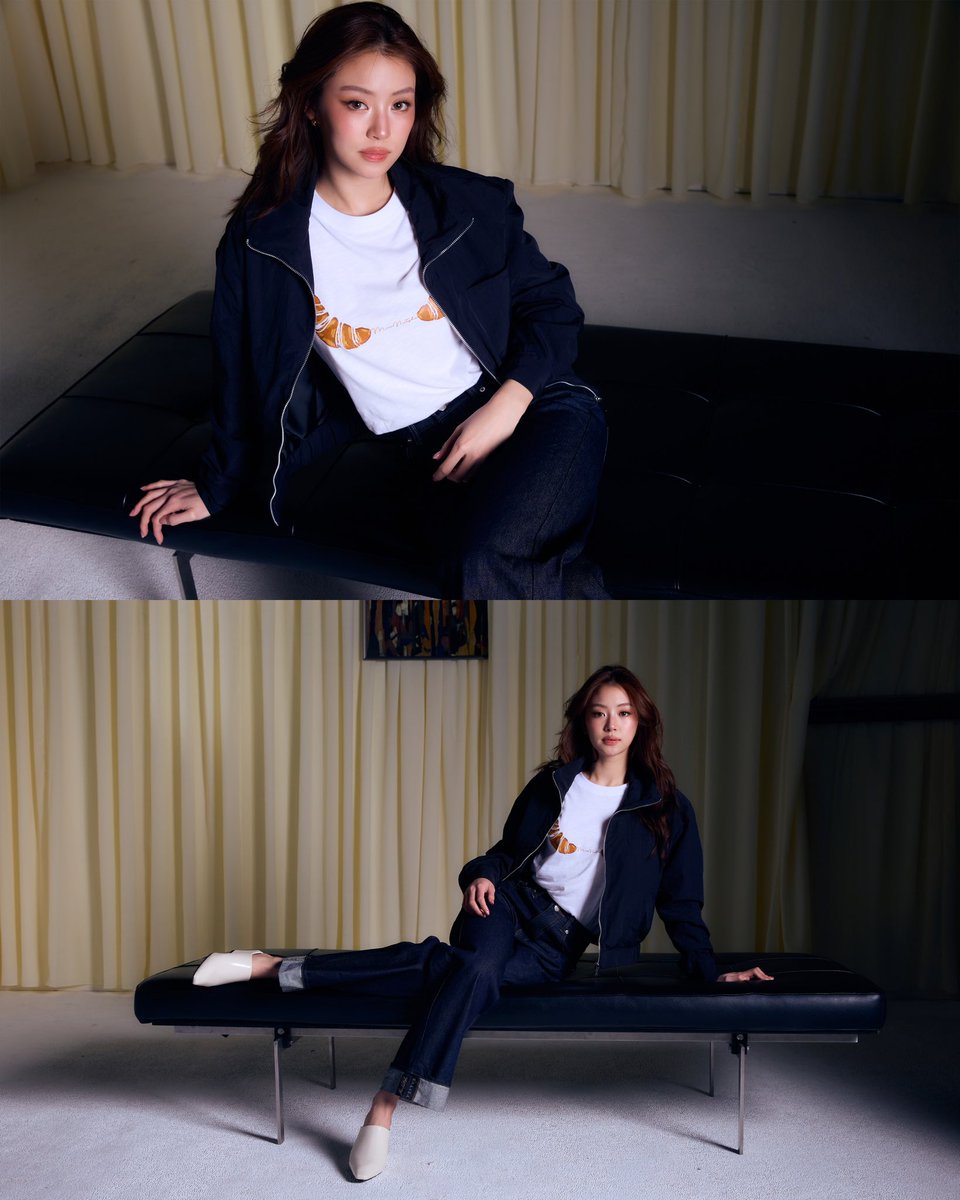 miunatsha_fans's tweet photo. [IG POST] 260905
🔗 https://t.co/4HKpkbz95h

salisa_official : SALISA x Miu Natsha: HIDDEN GEMS presents our favorite croissants and pretzels 🥐🥨

🥐LONG SLEEVES CROISSANT MN FW26 Unisex, CROPPED BOMBER FW26 MN Nylon Black, BOYFRIEND JEANS MN FW26 (Foldable Hem) available in Dark Denim and Bleach Blue
🥨T-SHIRT PRETZEL MN FW26 (Loose Baby Fit) available in Oat and Brown
🥐T-SHIRT CROISSANT MN FW26 (Loose Baby Fit) available in White and Black 

Launching September 7:
- International worldwide shipping
- In store at CentralWorld, 2FL.
Available on all platforms September 9.

#SALISAxMiuNatsha 
#SALISA #SALISAFW26
#MiuNatsha #หมิวณัชชา