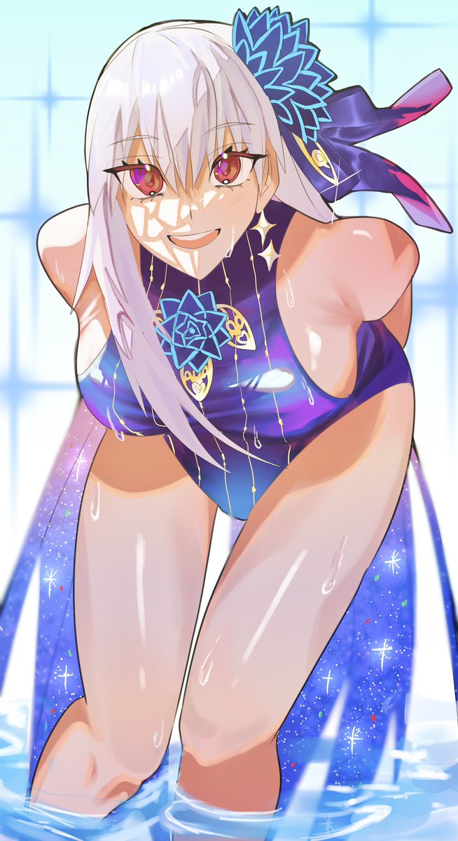 umeshu_kan's tweet photo. 水着カーマ
 #FGO https://t.co/gLYBS5P1vh
